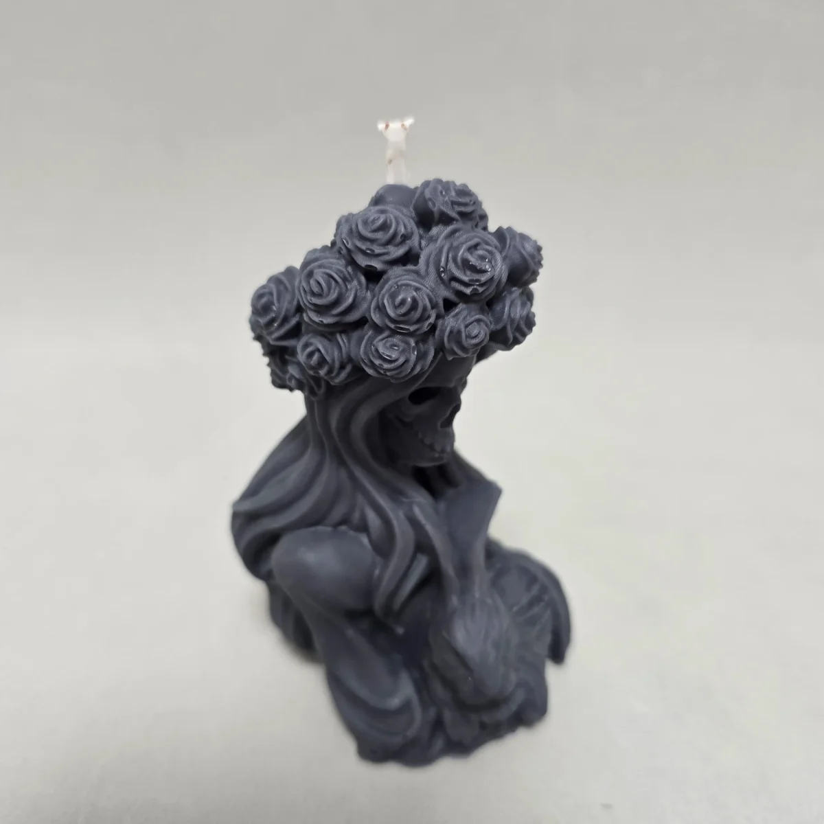 Chica Corona de Flores,vela,halloween (3) Chica Corona de Flores