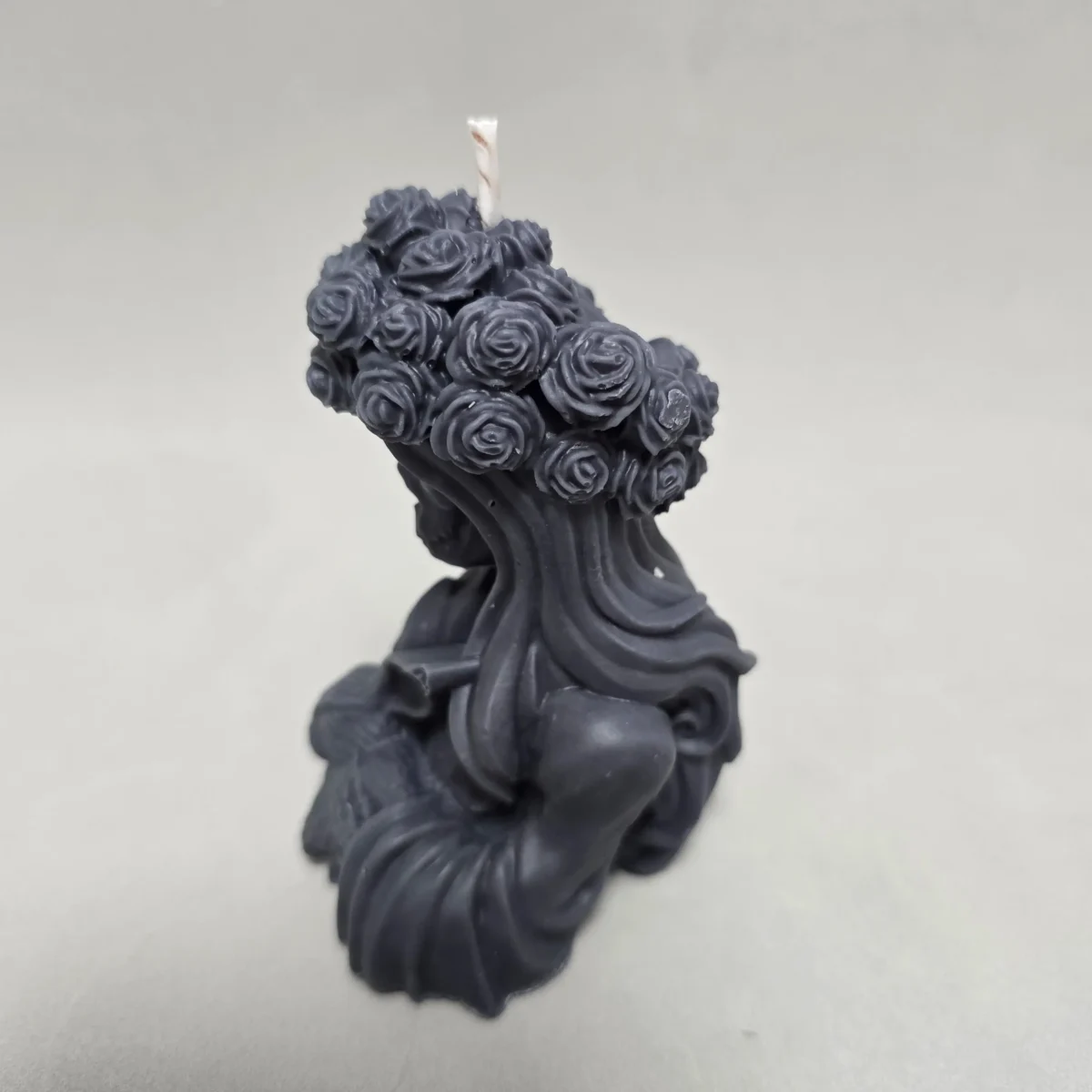 Chica Corona de Flores,vela,halloween (4) Chica Corona de Flores