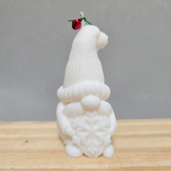 Gnomo, vela, navidad (2) Que me dices de esta monada de Gnomo navideño.