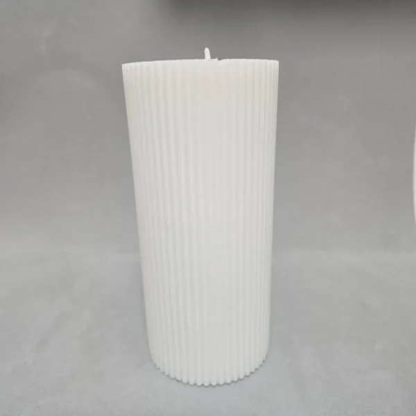 Velón corrugado grande saycrea, tenerife artesana canarias, vela de girasol