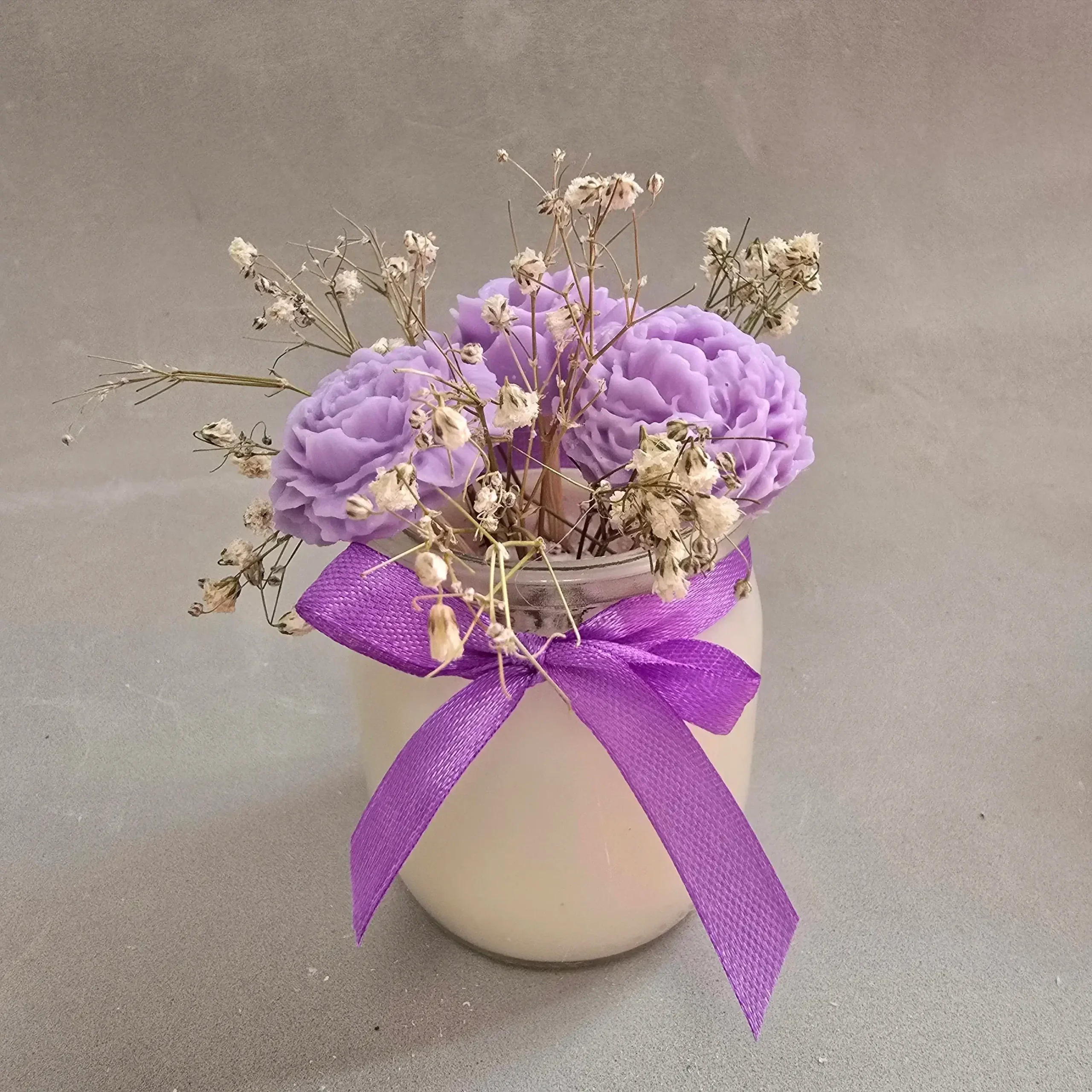 Mini florero de velas ideal para eventos o un detalle.