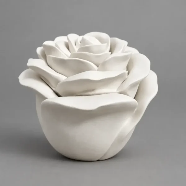 Una pieza decorativa que combina belleza, sostenibilidad y bienestar. Esta exclusiva vela recargable se presenta en un elegante recipiente con forma de rosa en color blanco mate, diseñado para convertirse en un objeto decorativo atemporal incluso después de consumida la cera. Su mecha de madera natural crea una llama cálida y envolvente, acompañada de un suave crepitar que aporta una experiencia sensorial única y acogedora. Gracias al material de gran resistencia y el barnizado aplicado, el sistema recargable permite rellenar la vela fácilmente, prolongando su vida útil y fomentando un consumo más responsable. Al ser de aroma único, este producto ya incluye una recarga en el precio pero puede adquirir más aquí Recargas Aromáticas Recipiente Rosa Eterna, al ser las recargas de cera de soja, el recipiente se limpia simplemente con agua caliente.